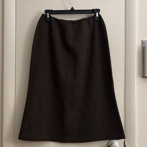 Marks & Spencer Dark Brown A-Line Skirt